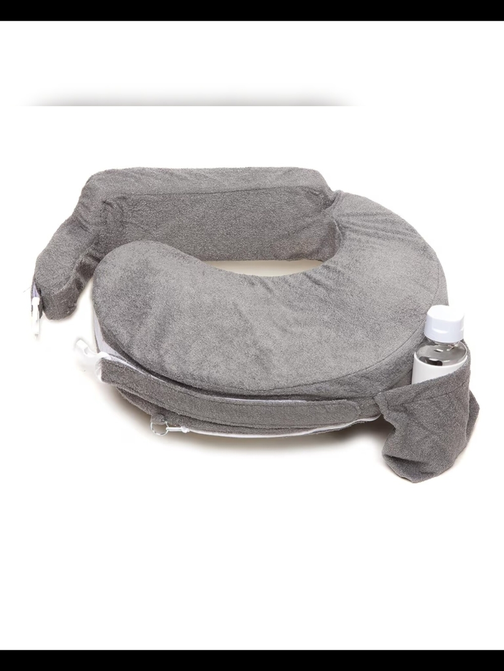 My Brest Friend Nursing Pillow- Gray